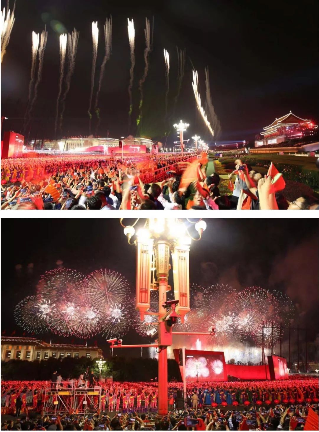 震撼一组动图告诉你昨夜刷屏朋友圈的烟花表演有多美