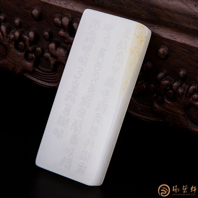 玉雕上那些字儿,怎一个"美"字了得!_文字