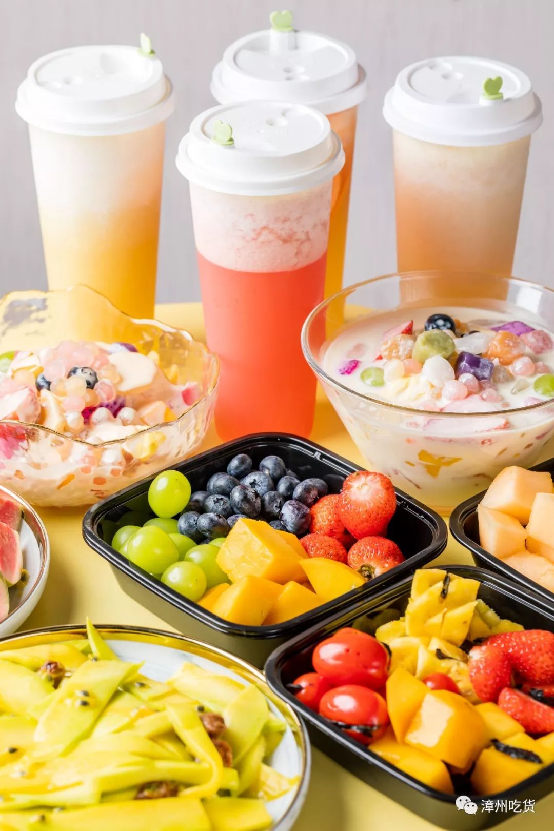 低至5折放肆吃!天下广场新开的宝藏小店,鲜切水果,水果捞,便当蛋糕样