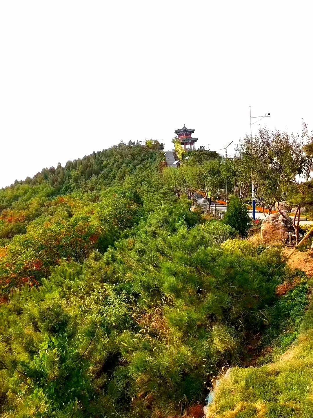 活动当日,9月27日,张家口经济开发区太子山,凤凰山山体公园开园!