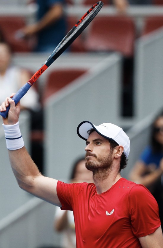 穆雷收获复出第二胜 年内希望多打比赛找状态