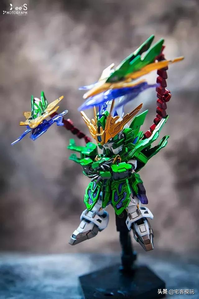 模型制作范例sd三国创杰传张郃内附平民翻件教程bylees