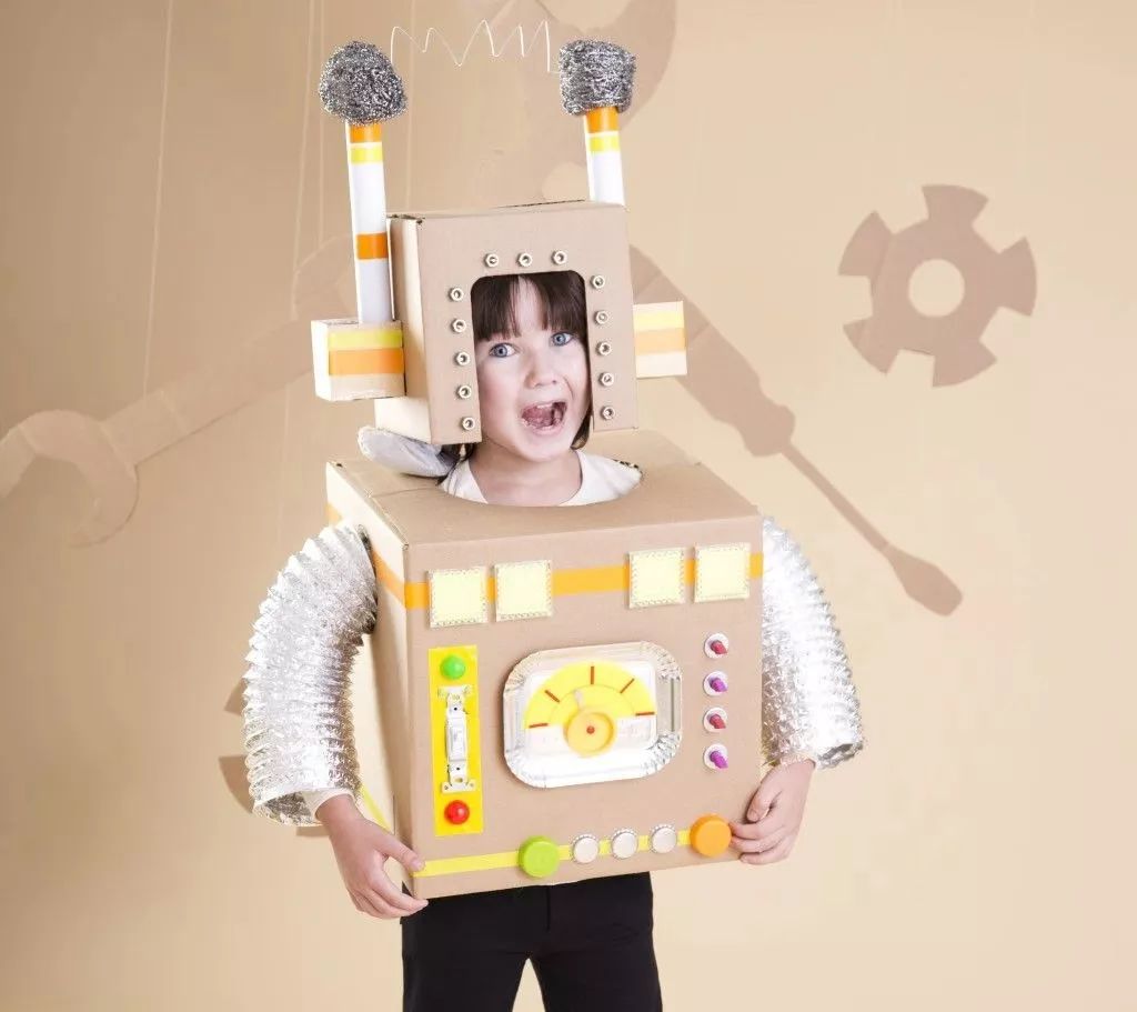 diy robot costume fun day创意机器人变装缤纷日