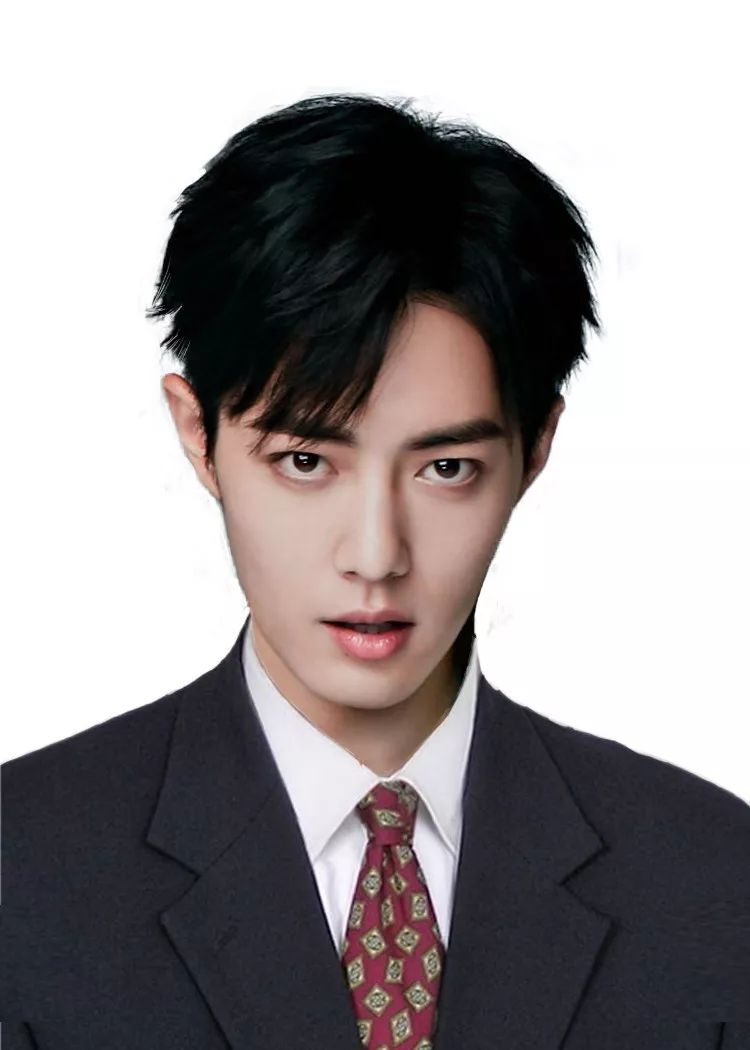 背景图头像肖战证件照