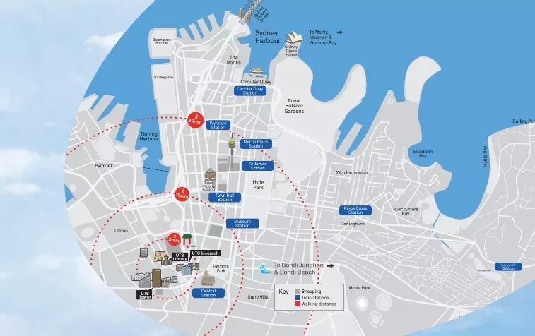 悉尼科技大学地图图片
