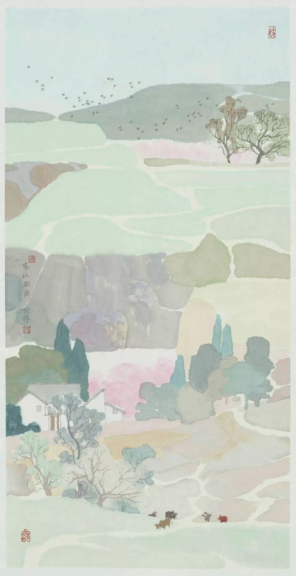 范琛以色代墨钟情于山水之间