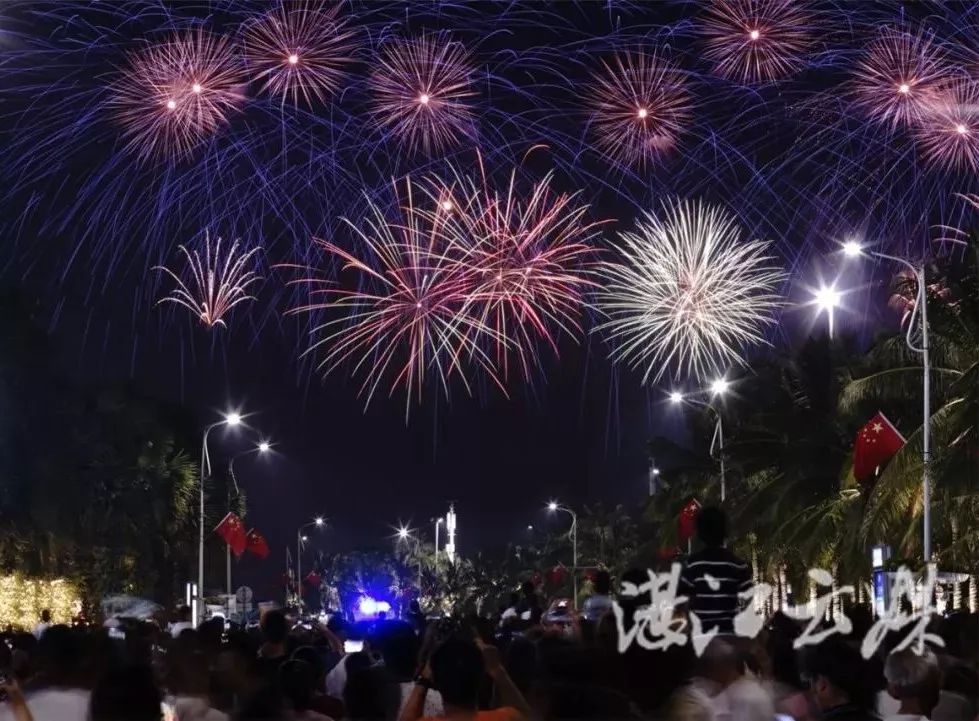 燃昨晚被湛江人刷屏的烟花晚会最全回放来了