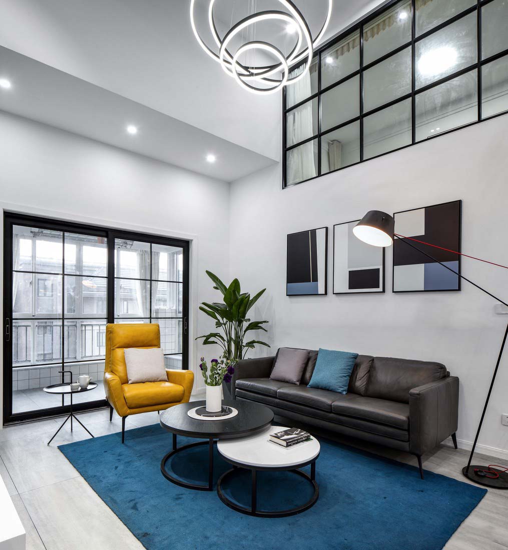 西安装修|120平loft北欧风格装修,小格局大空间!