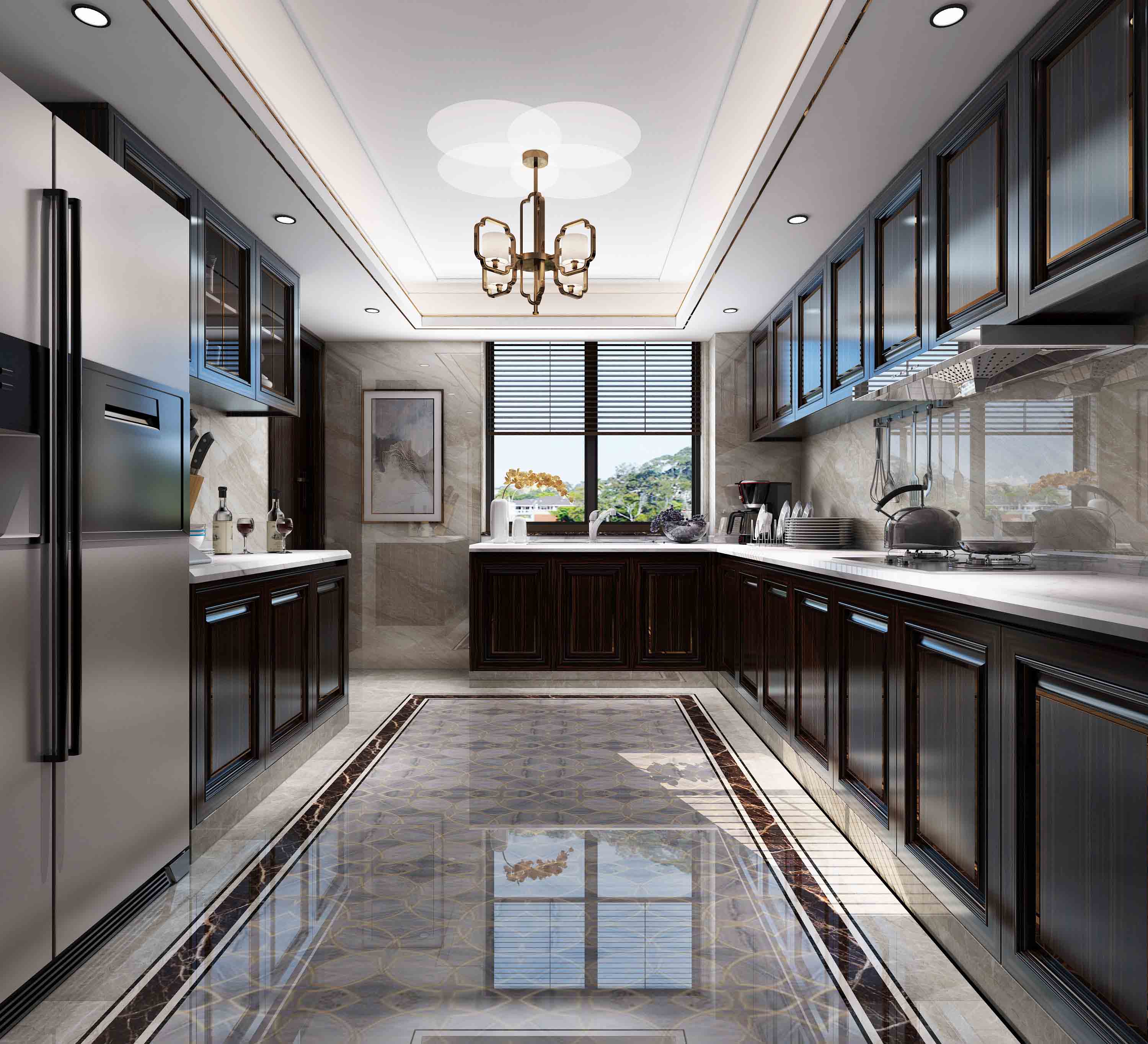 尚层大作别墅设计|厨房吊顶在装修设计中有哪些需要注意的布局