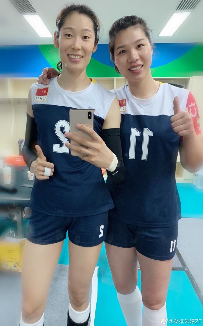 朱婷徐云丽合演中国女排里约2号11号重现江湖朱婷11大于2
