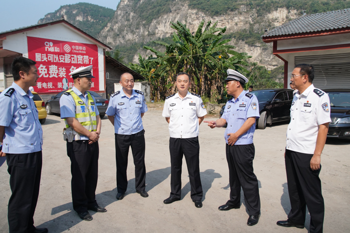 蔺市镇党委书记谢成洪,镇长何伟,区公安局领导汪志华,陈锋,李涛,交