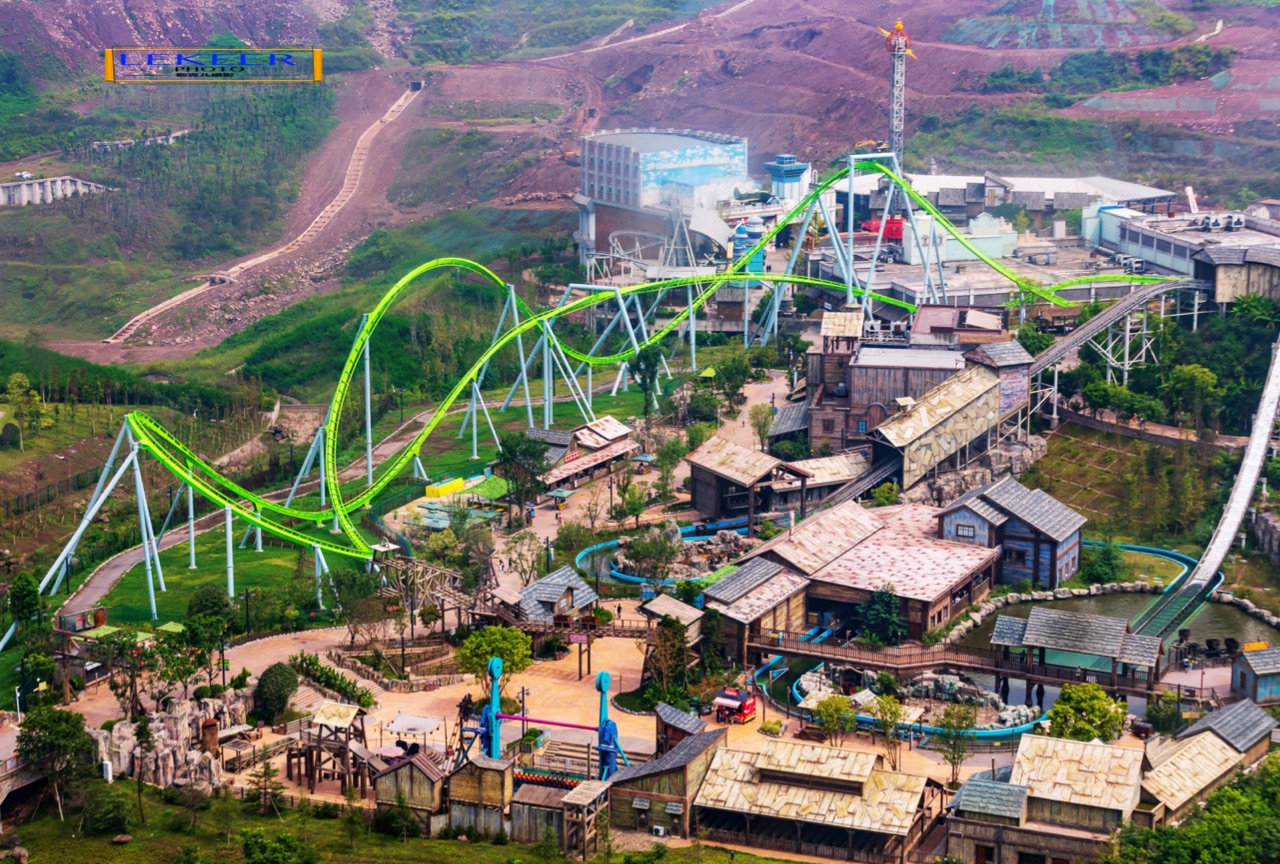 成都人眼中的重庆欢乐谷是个啥调性感觉了一下呵呵