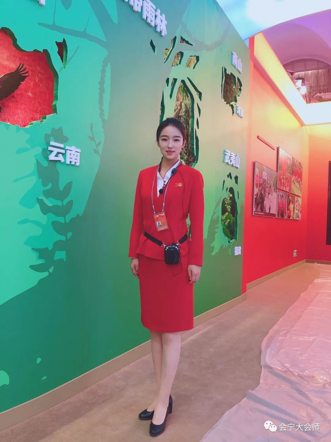 太厉害了白银美女张婷赴京担任70大庆讲解员