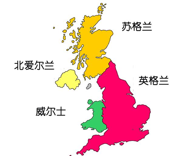 英格兰岛地图图片