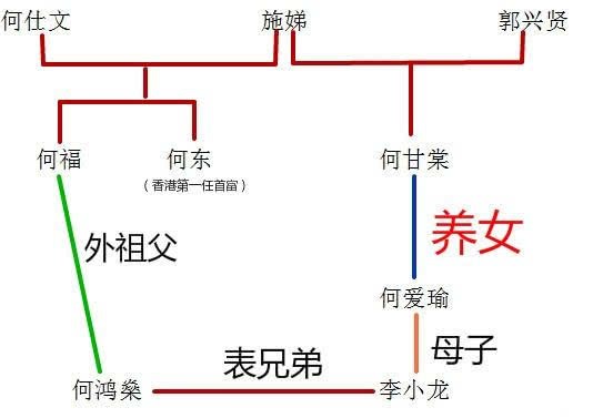 赌王的家族谱 关系表图片