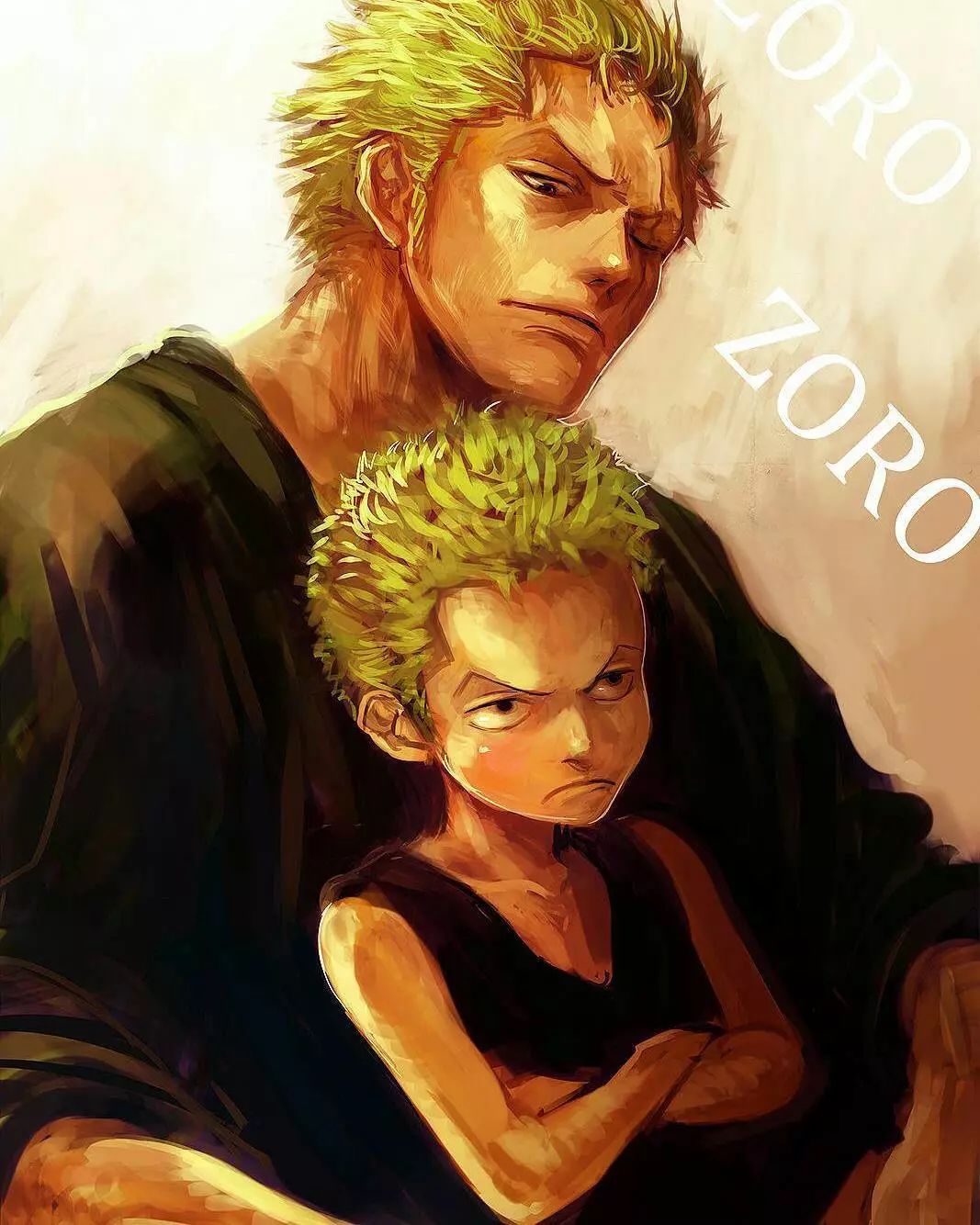 海贼王男神系列壁纸第二弹索隆艾斯