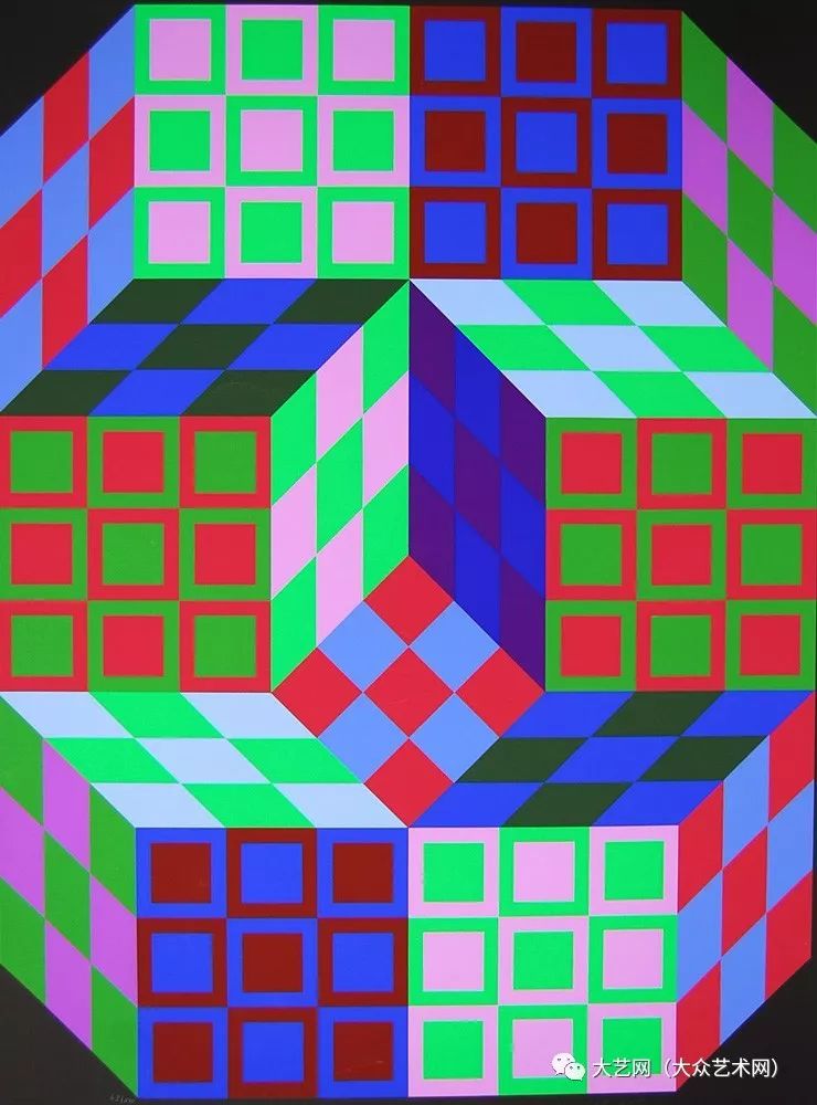 大众艺术网第一位认识和创造了动力学艺术旅法匈牙利现代视幻构成主义