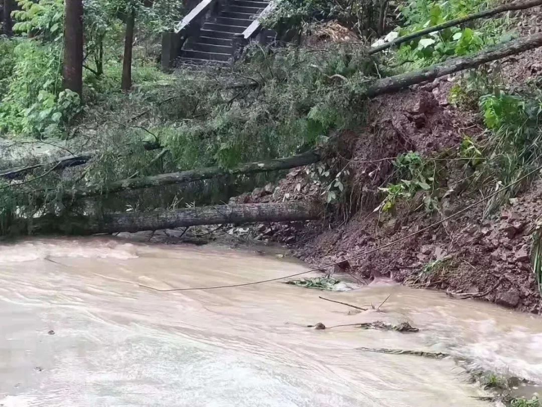 暴雨來襲平昌的他們奮戰在前線你若安好便是晴天