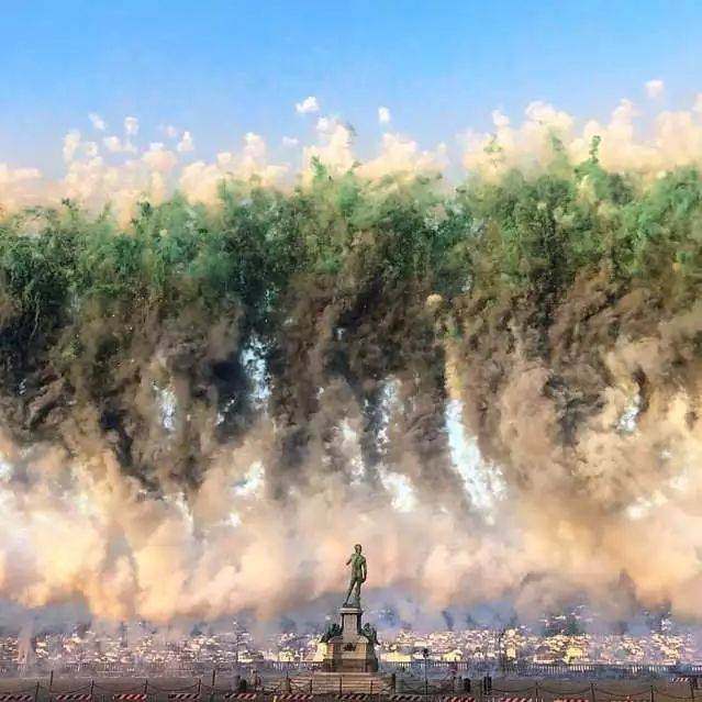 70周年烟花的绽放,火了那个在天安门玩火的艺术家_蔡国强