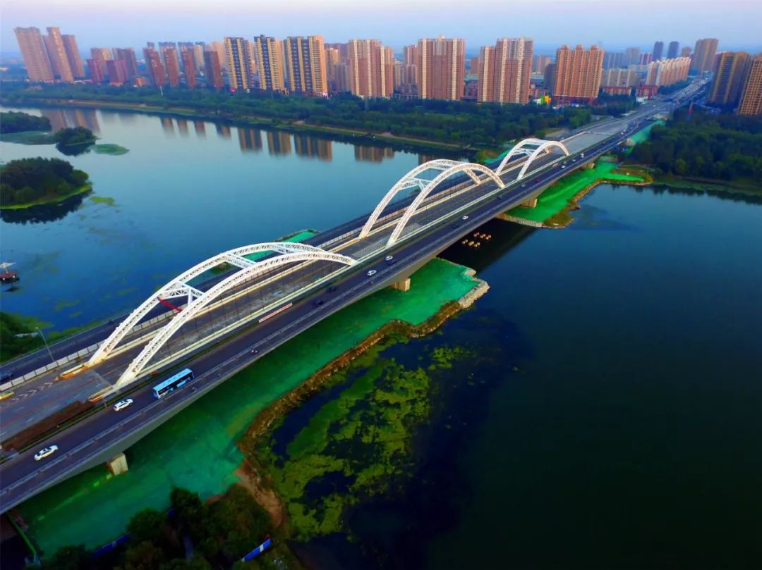 改建中的长青桥:浑河上最宽的桥