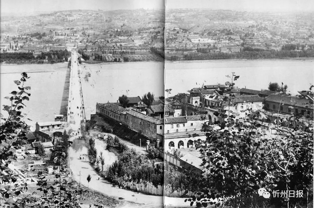 50年代县委县政府▲聚集在梅花沟的保德县城历史变迁历史上的保德县城