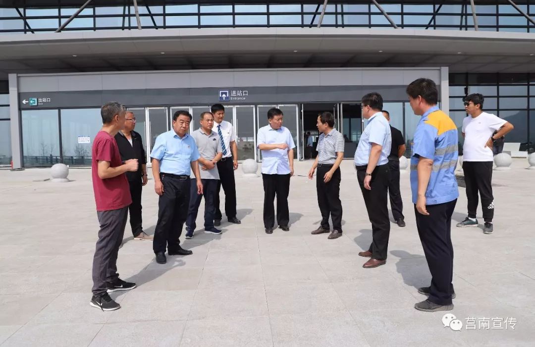 张佃虎调研高铁站建设工作