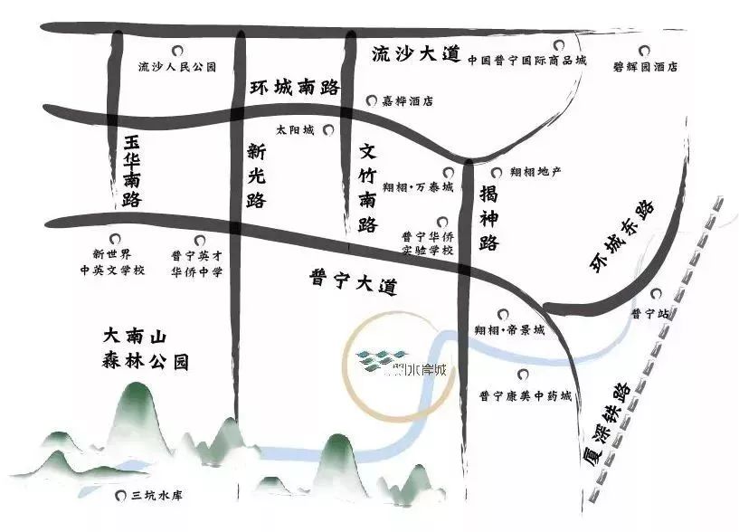 开盘必升值,买房抽奔驰,翔栩水岸城10月5日盛大开盘!_普宁