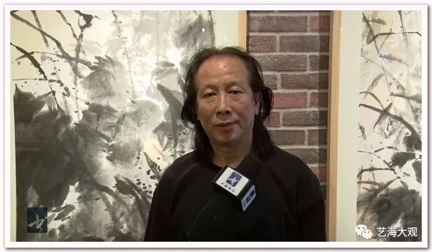 李少君接受书画频道采访刘家栋接受书画频道采访李大光接受书画频道