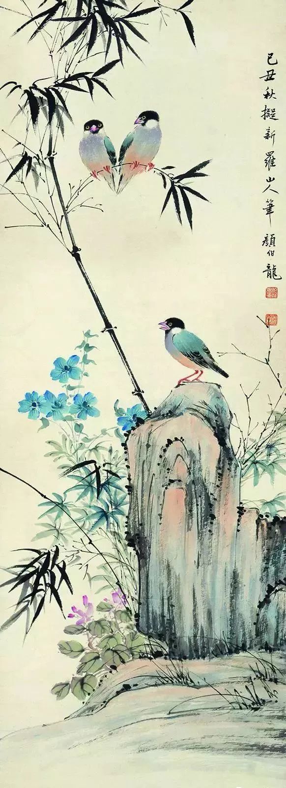 国画花鸟大师作品100幅漂亮