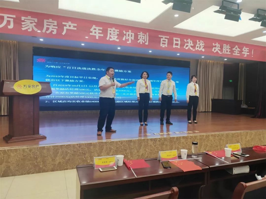 万家房产 | 2019年9月工作表彰暨年度冲刺主题会议!_月度