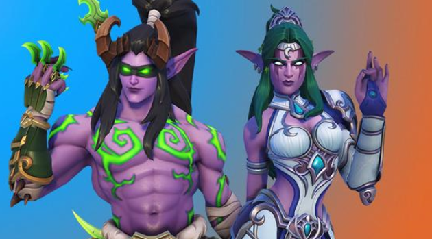 皮肤,让你在未来地球展开战斗,分别是伊利丹"源氏"和泰兰德"秩序之光"