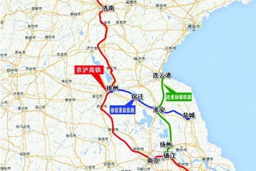 宝应高铁格局连淮扬镇铁路的二期南延工程已在规划中