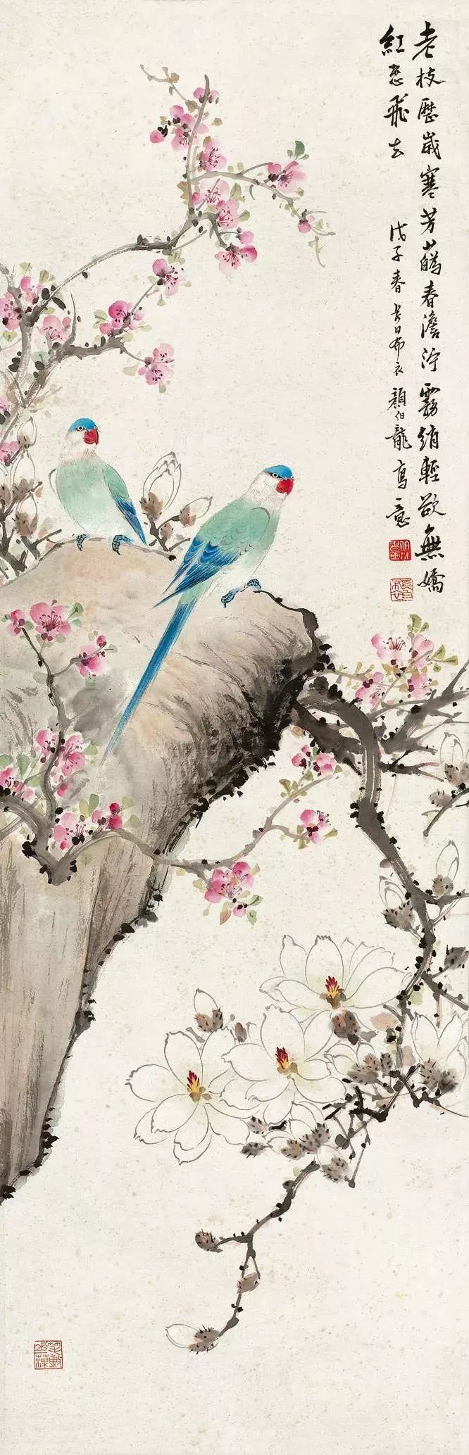 国画花鸟大师作品100幅漂亮