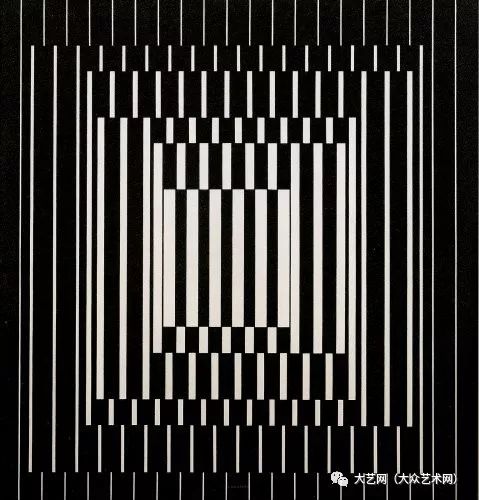 學藝術旅法匈牙利現代視幻構成主義畫家victorvasarely代表繪畫作品