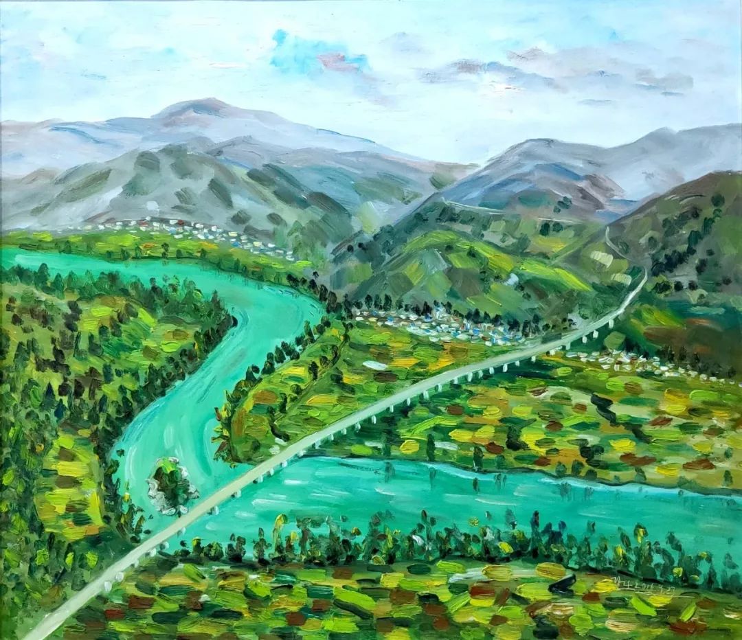 "中国梦·劳动美"腾冲市职工美术书法摄影作品展——绘画作品欣赏
