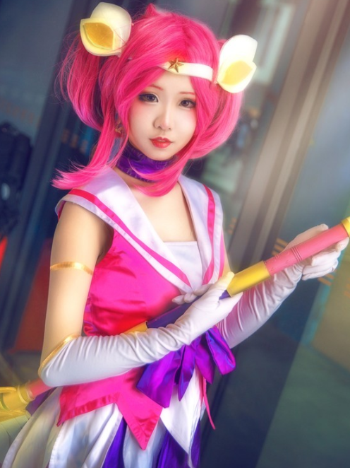 英雄联盟光辉女郎拉克丝cosplay星之守护者