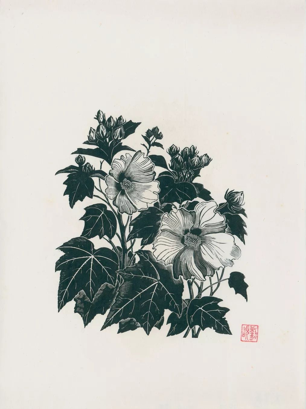 水印木刻花卉,水印木刻(第9页)_大山谷图库