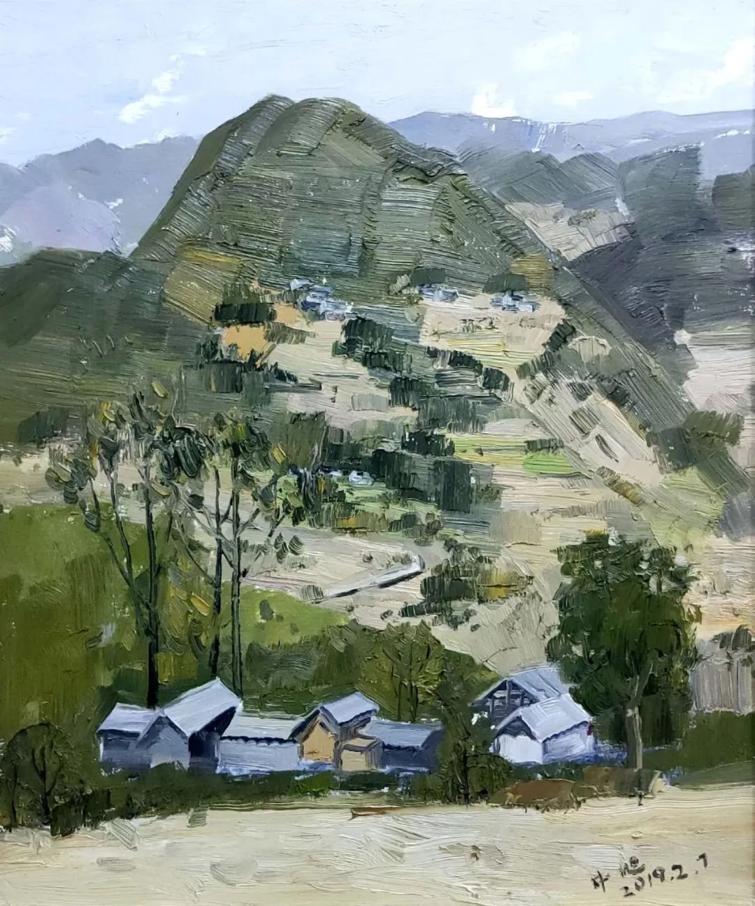 "中国梦·劳动美"腾冲市职工美术书法摄影作品展——绘画作品欣赏