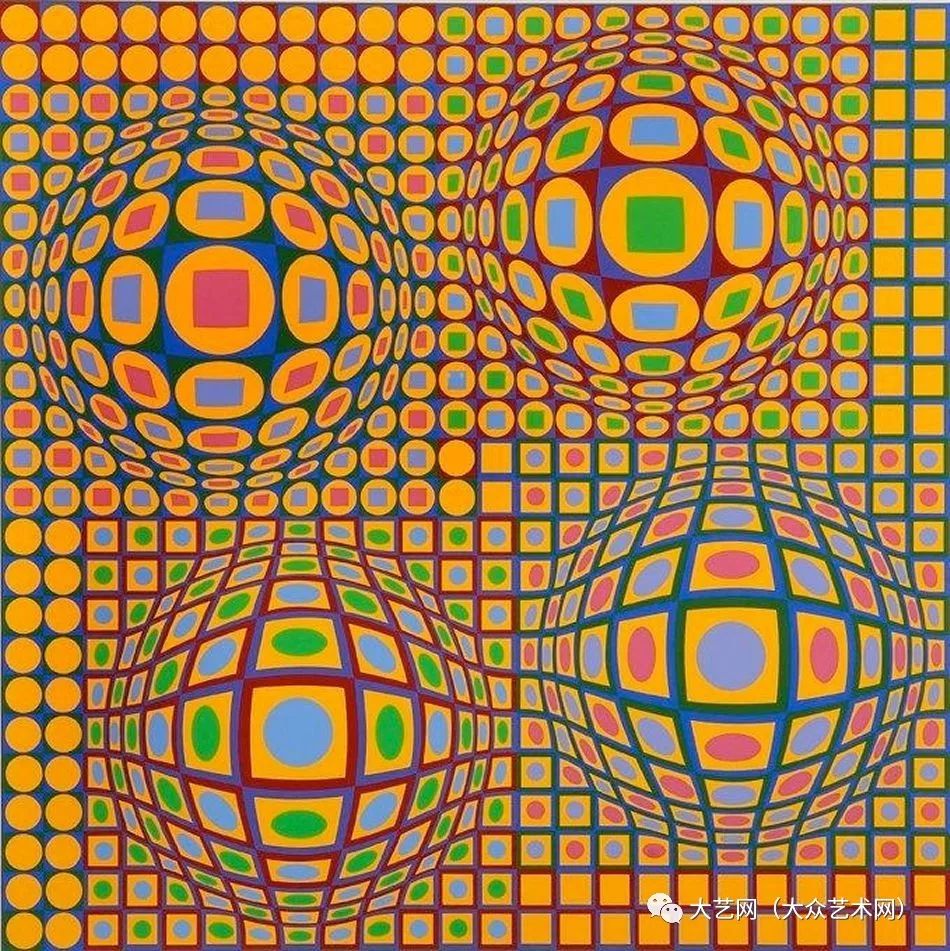 大众艺术网第一位认识和创造了动力学艺术旅法匈牙利现代视幻构成主义