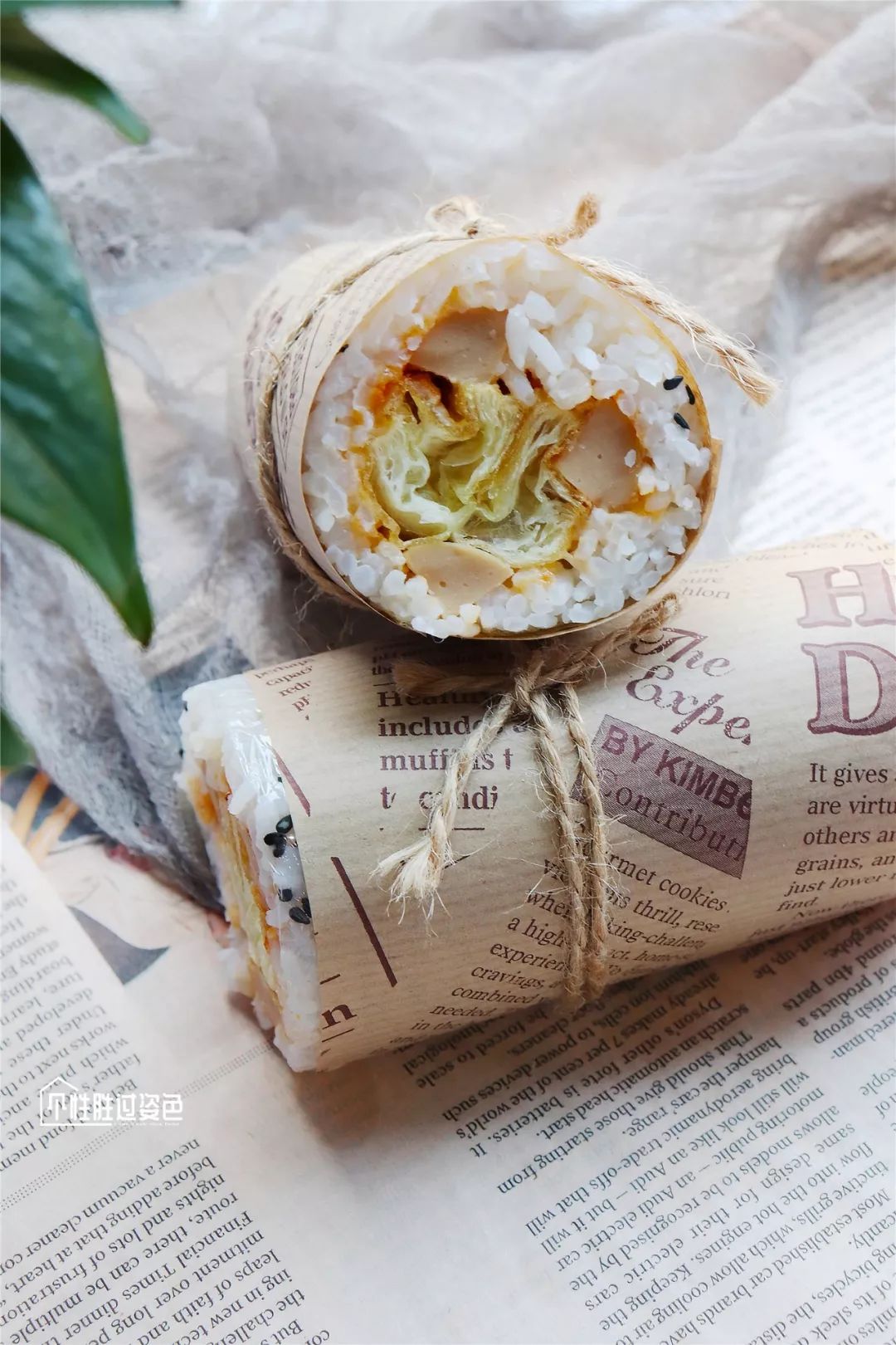 撑起魔都早点半边天的粢饭团脱糖米饭卷一卷香气扑鼻有嚼劲一大卷都不