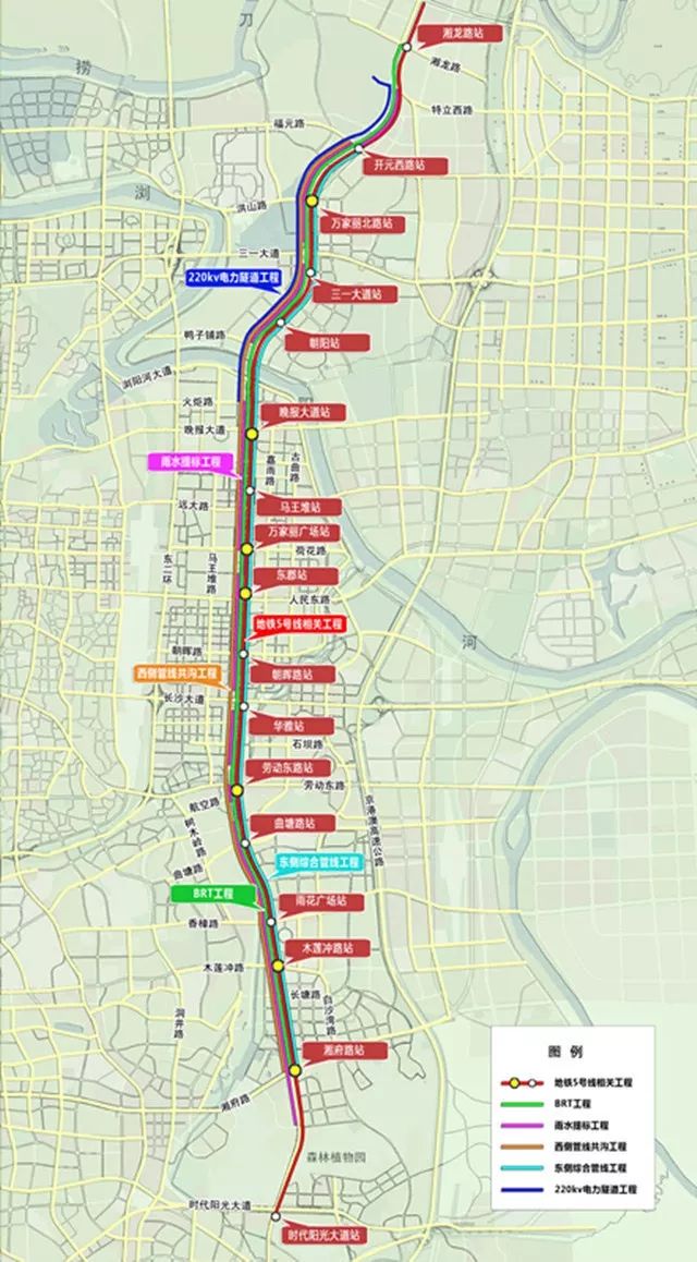 是位于长沙城东片区的一条南北向城市快速路,北起福元路,南至湘府路