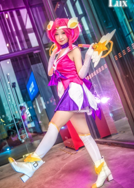 英雄联盟光辉女郎拉克丝cosplay星之守护者