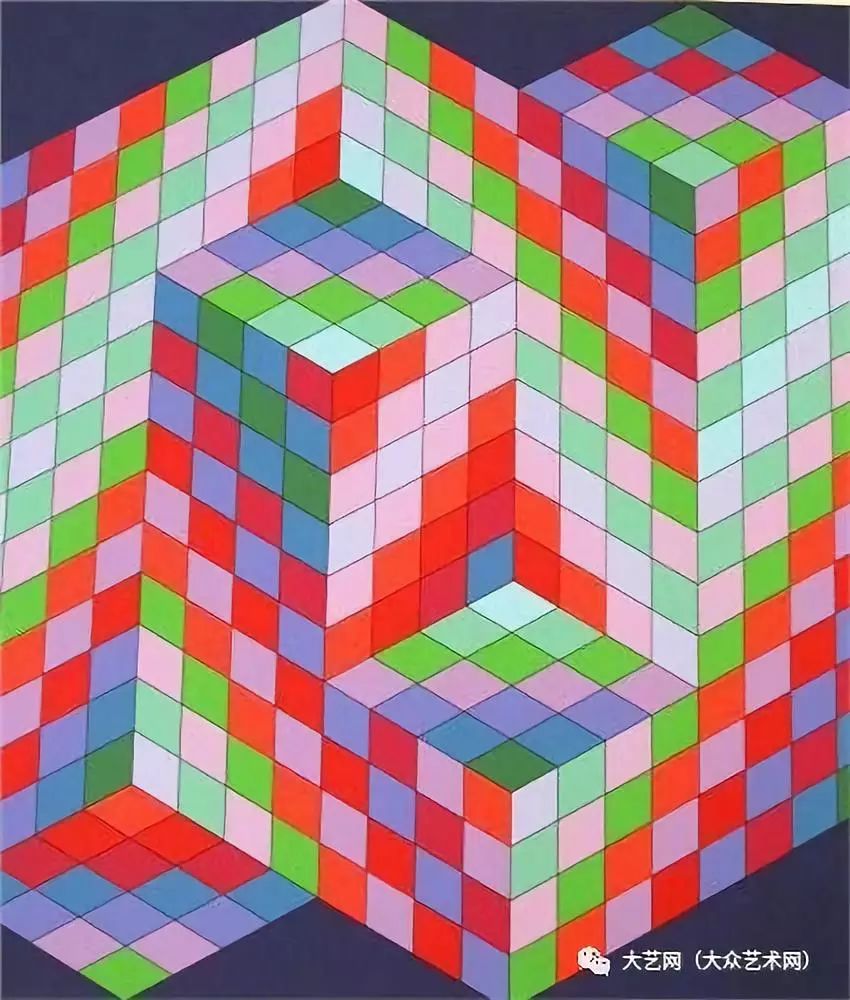 大众艺术网第一位认识和创造了动力学艺术旅法匈牙利现代视幻构成主义