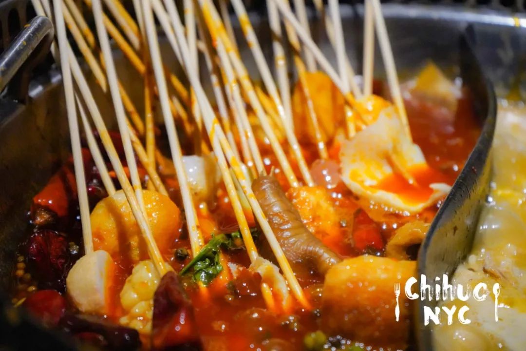 冒菜卤味在家躺着吃还有花式串串和猪肚鸡让你在纽约寒冬保住狗命