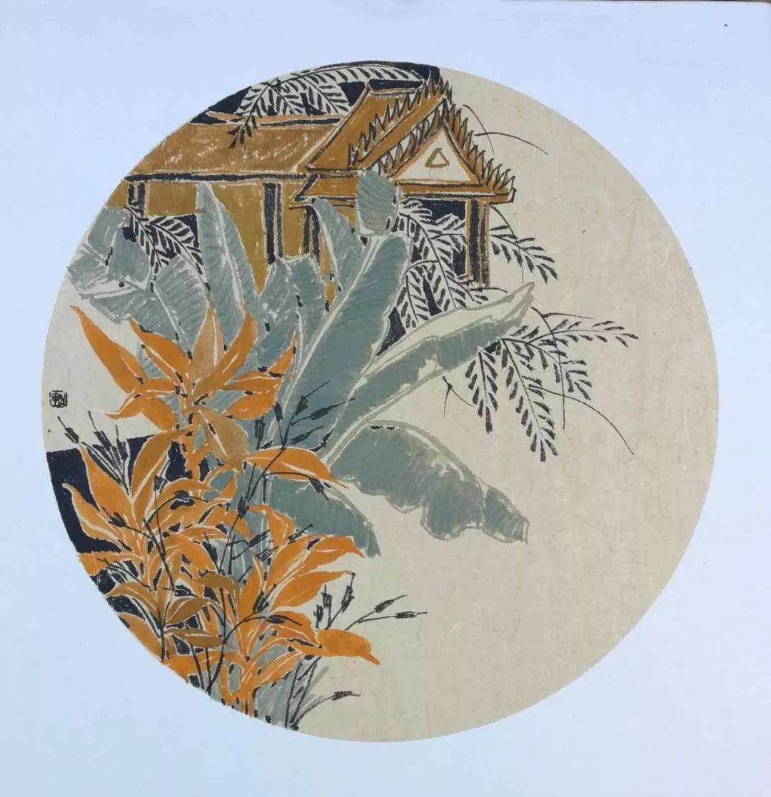 原创国画版画2幅入选十三届全国美术作品展的画家尹莉莉