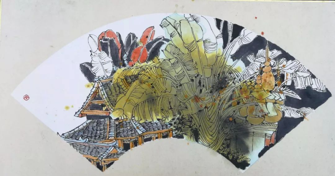 原创国画版画2幅入选十三届全国美术作品展的画家尹莉莉