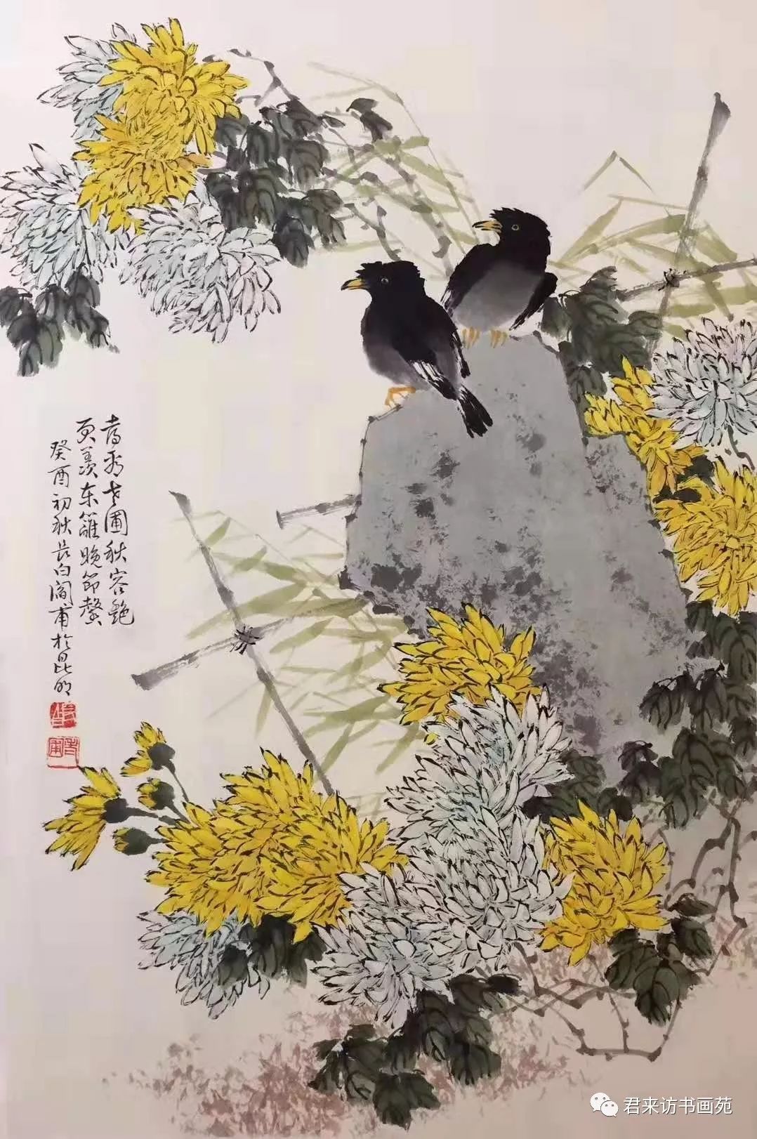 十月人共菊花同醉