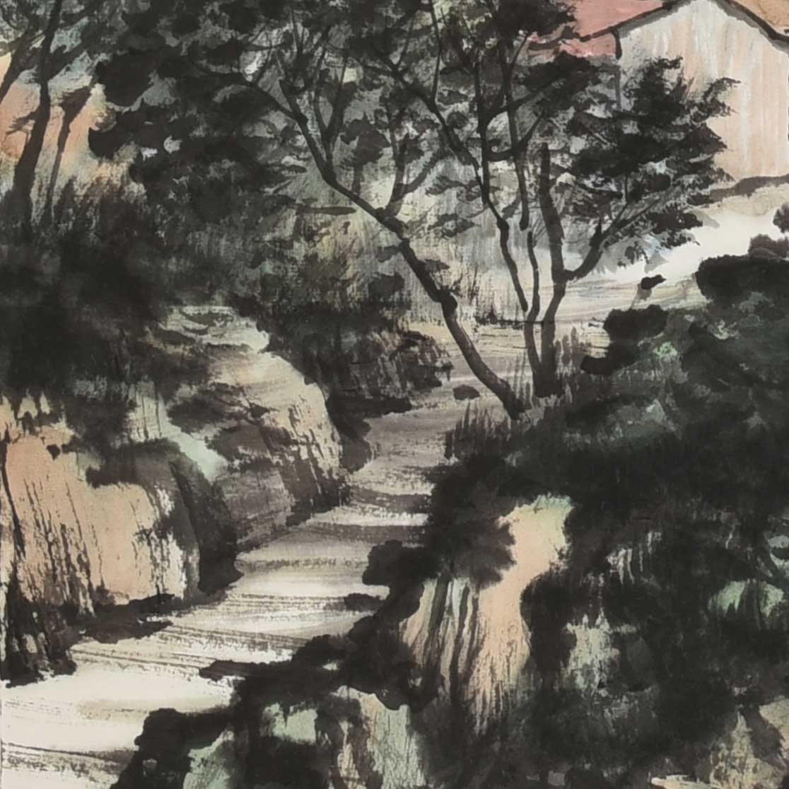 每日一画《一窗佳景王维画,四壁青山杜甫诗》