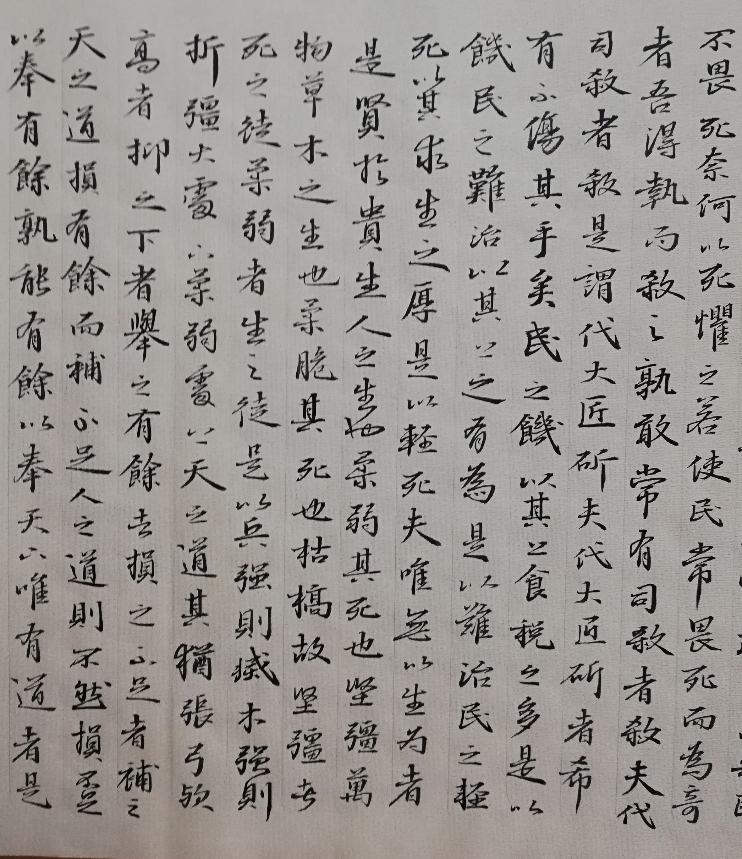 墨公智勇小行書《道德經》_遼寧省