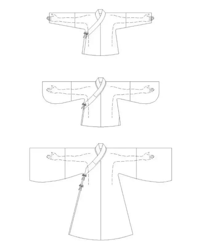 汉服款式图结构纸样合集